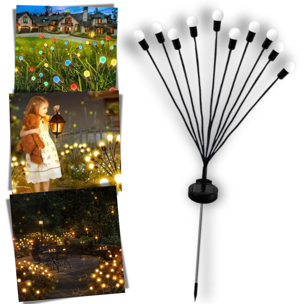 Automatic Waterproof Outdoor Led Solar Lights - Ozerty, Electric Firework Garden Lights - Ozerty