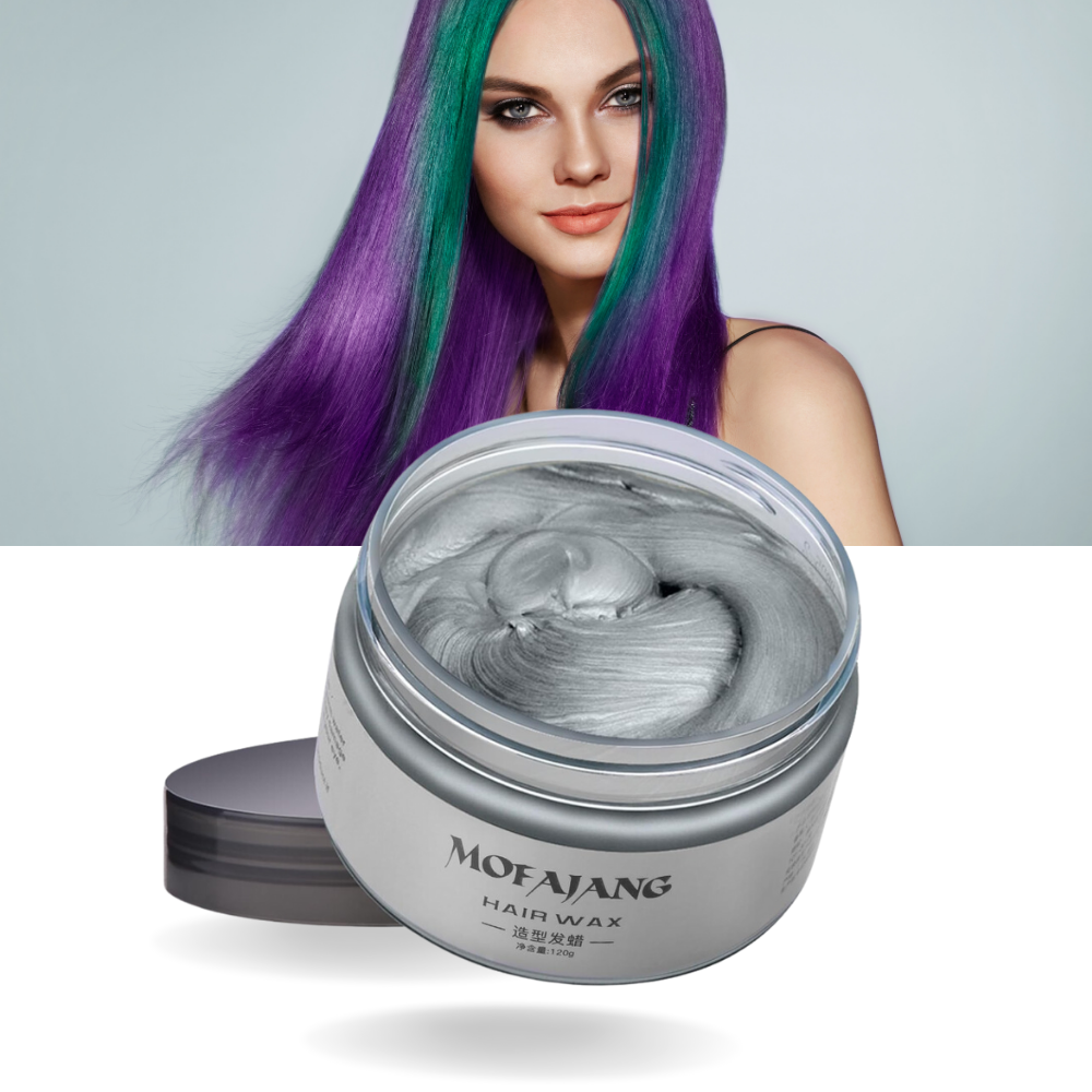 Temporary Vibrant Hair Wax Coloring - Ozerty