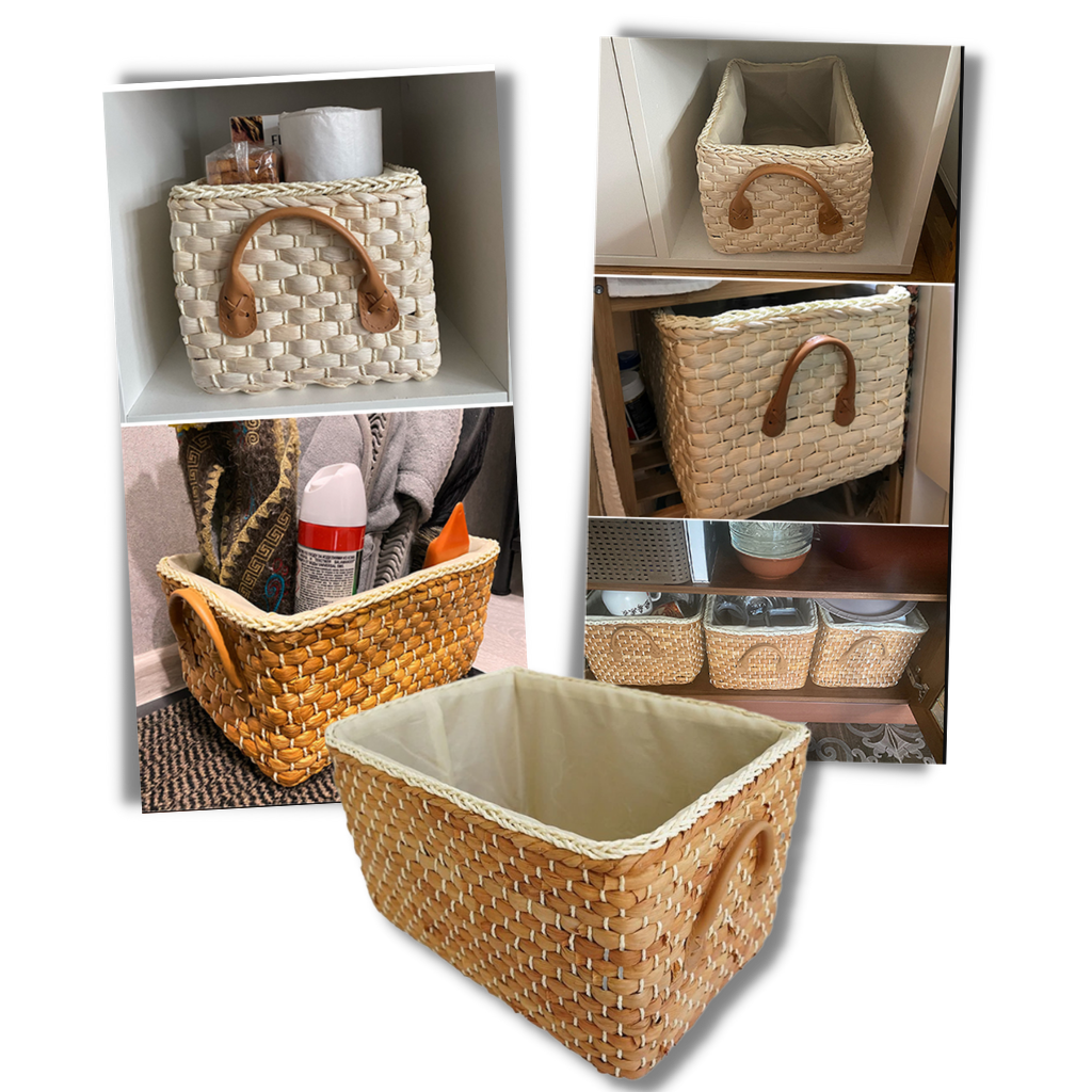 Hand Woven Wicker Basket